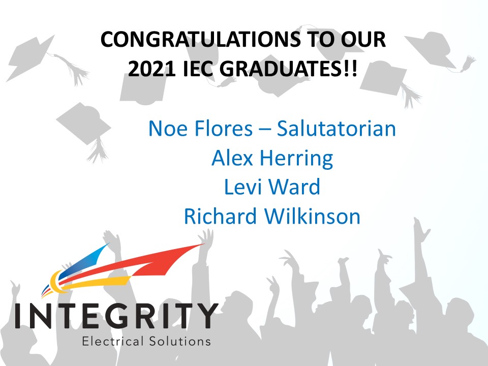 Integrity 2021 IEC Graduates!